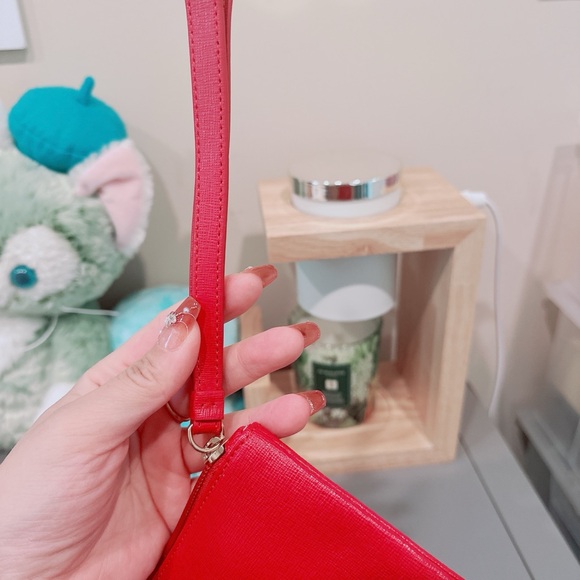 FURLA Leather Wristlet Clutch Pouch Bag/coin purse Bundle/NWT - Picture 4 of 10